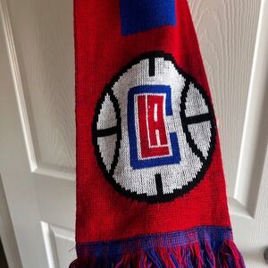 Forever Collectibles LA Clippers NBA Basketball Scarf‎ Knit Winter